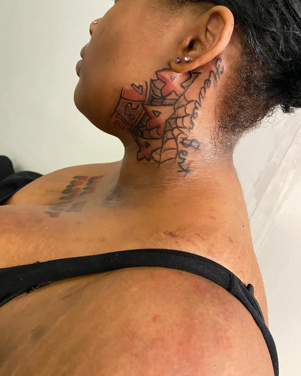 La Cubana ink — neck